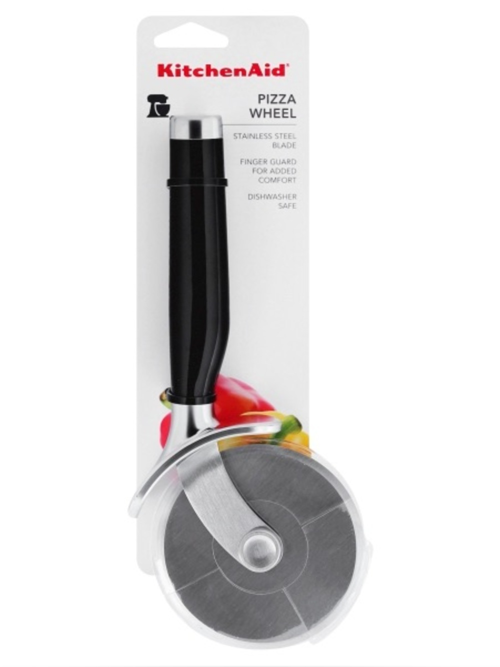 NEW Kitchenaid Classic Pizza Cutter, Black, Metal
